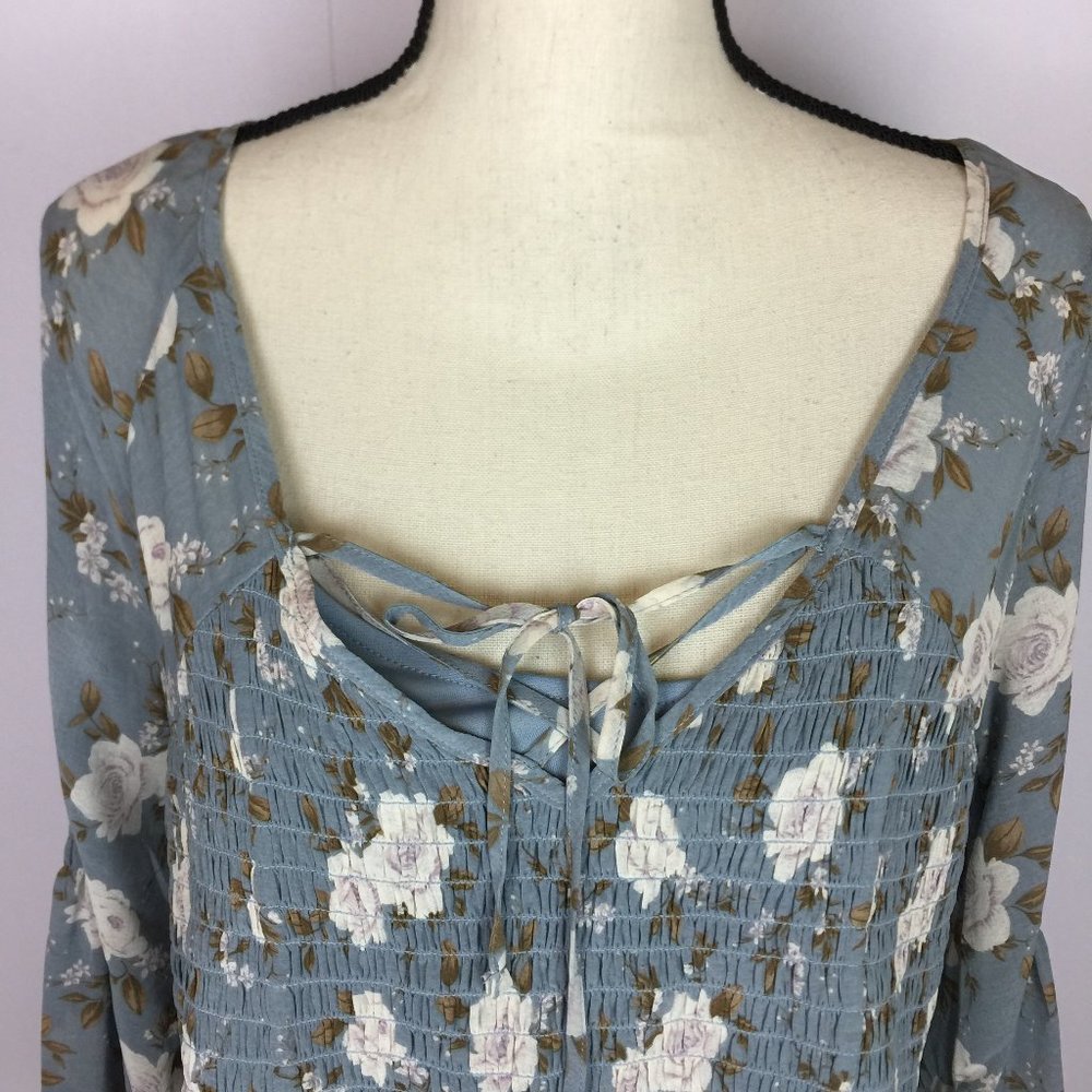 New!!! AMERICAN EAGLE Layer Blouse Top Long Sleeve - Picture 4 of 10
